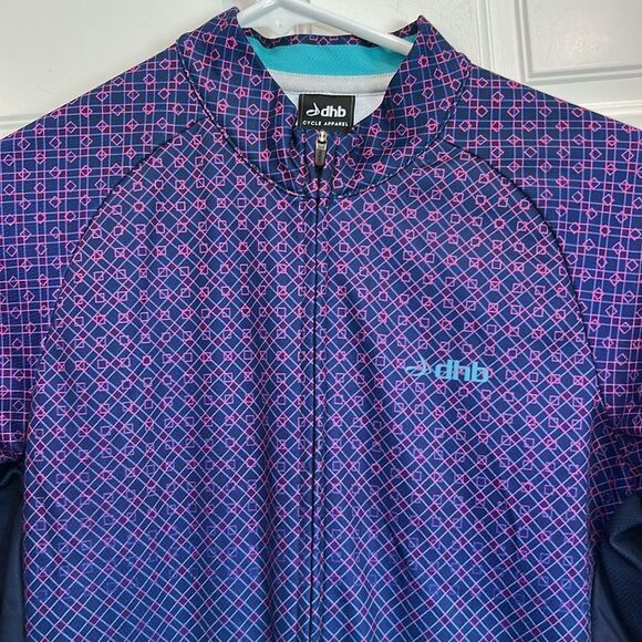 Dhb Women's Purple and Blue Cycling Jacket size 12 - Picture 2 of 7